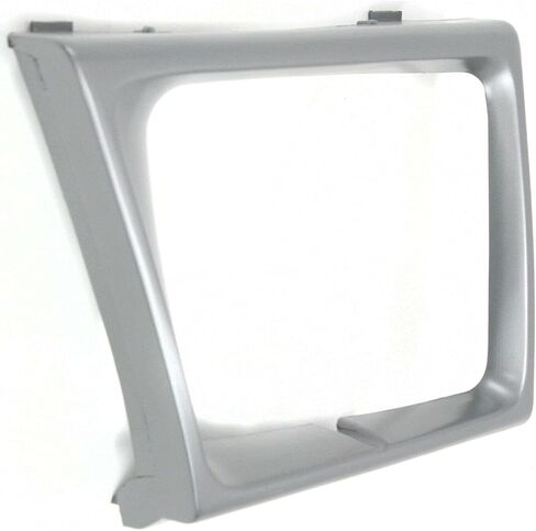 DAT AUTO PARTS الجبهة اليمنى للركاب الجانب الأمامي غطاء باب الحافة غطاء مصبغة يناسب 1997-2002 Ford Econoline Van شعاع مختوم، بلاستيك فضي محكم، يستبدل FO2513158، F7UZ13052AAA in Kuwait