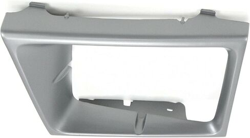 DAT AUTO PARTS الجبهة اليمنى للركاب الجانب الأمامي غطاء باب الحافة غطاء مصبغة يناسب 1997-2002 Ford Econoline Van شعاع مختوم، بلاستيك فضي محكم، يستبدل FO2513158، F7UZ13052AAA in Kuwait
