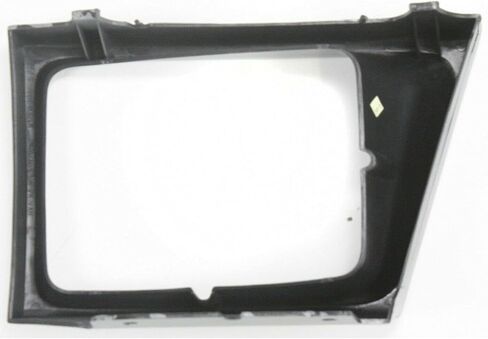 DAT AUTO PARTS الجبهة اليمنى للركاب الجانب الأمامي غطاء باب الحافة غطاء مصبغة يناسب 1997-2002 Ford Econoline Van شعاع مختوم، بلاستيك فضي محكم، يستبدل FO2513158، F7UZ13052AAA in Kuwait
