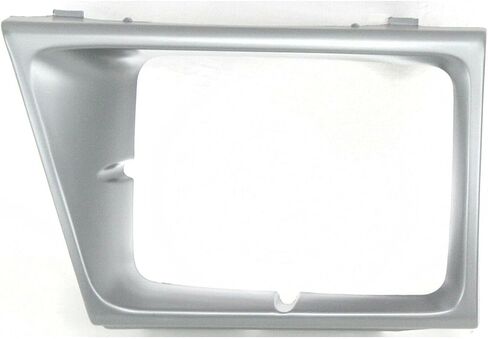 DAT AUTO PARTS الجبهة اليمنى للركاب الجانب الأمامي غطاء باب الحافة غطاء مصبغة يناسب 1997-2002 Ford Econoline Van شعاع مختوم، بلاستيك فضي محكم، يستبدل FO2513158، F7UZ13052AAA in Kuwait