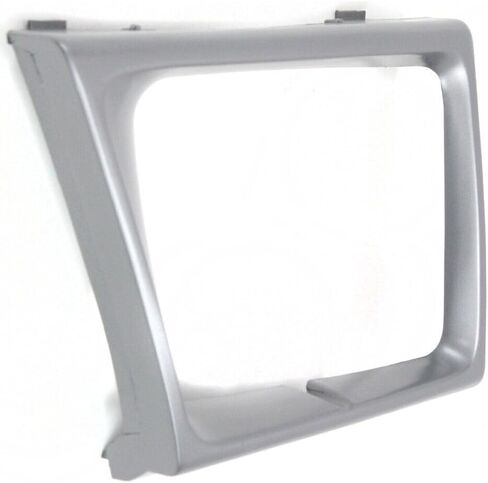 DAT AUTO PARTS الجبهة اليمنى للركاب الجانب الأمامي غطاء باب الحافة غطاء مصبغة يناسب 1997-2002 Ford Econoline Van شعاع مختوم، بلاستيك فضي محكم، يستبدل FO2513158، F7UZ13052AAA in Kuwait