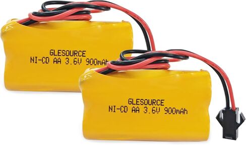 XUNTU 3.6V Battery, 900mAh Rechargeable Emergency Light Battery Compatible for Lithonia ELB-B001 Lithonia EU2 LED Interstate ANIC1566 Unitech 0253799 Exit Light/Fire Exit Sign (2 Pack) in Saudi Arabia