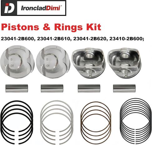 G4FD 1.6 Engine Rebuild Overhaul Kit Crankshaft Piston Connecting Rod Bearing Set Timing Chain Kit Head Gasket Set Fit For Hyundai Accent Veloster Kia Rio Soul Forte Forte5 1.6L 2012-2019 23110-2B610 in Saudi Arabia