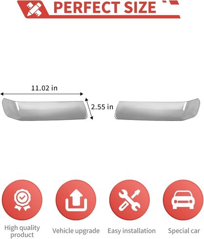 for Jeep Turn Signal Covers Front Side Turn Light Eyebrow Light Lamp Cover fit for Jeep Wrangler JL JLU Gladiator JT 2018+ Exterior Accessories in Kuwait