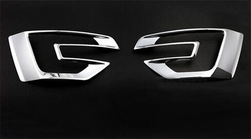 for Ford Explorer 2016 2017 Chrome Exterior Front Fog Lamp Cover Trim ABS Car Accessories 2pcs in Kuwait