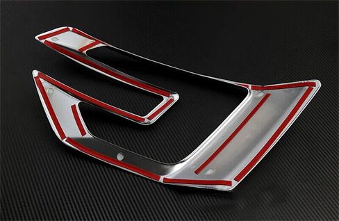 for Ford Explorer 2016 2017 Chrome Exterior Front Fog Lamp Cover Trim ABS Car Accessories 2pcs in Kuwait