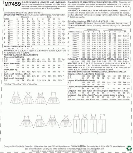McCall Patterns Jumpers and Overalls in Saudi Arabia