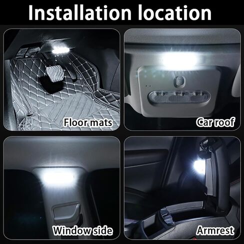 Car Interior Light LED Car Reading Light Rear Seat Trunk Ceiling-Mounted Roof Lights 7 Colors 3 Modes Ambient Lights, Multi-Function Touch Sensitive Lights in Saudi Arabia
