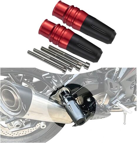 1 Pair Motorcycle Frame Sliders for Kawasaki Ninja 650 2020 2021 2022 2023 2024 2025 2026 Engine Drop Impact Protection Frame Guard Crash Bar Anti-Impact Protection,Red in Saudi Arabia