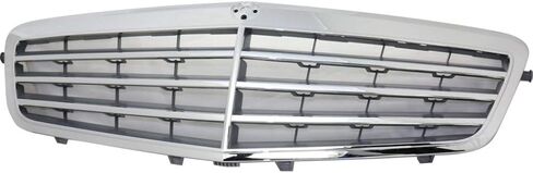 For Mercedes-Benz E350 / E550 Grille Assembly 2010 11 12 2013 | Chrome Shell | Paint to Match Insert | Sedan/Wagon | Plastic | MB1200149 | 21288001839040 in Kuwait