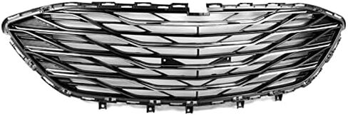Mesh Front Bumper Lower Grille Grill Insert Black w/Chrome Trim Compatible with 2019-2020 Chevy Malibu in Saudi Arabia
