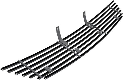 APS Compatible with Honda Accord 2006-2007 Coupe Main Upper Stainless Steel Black 8x6 Horizontal Billet Front Grill Grille Insert H87133J in Kuwait
