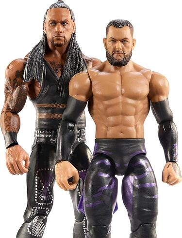 Mattel WWE Main Event Championship Showdown 2-Pack Action Figures & Accessories، السلسلة #20 Damian Priest & Finn Balor مجموعة قابلة للتجميع in Kuwait