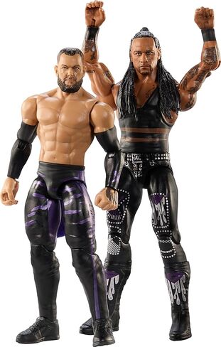 Mattel WWE Main Event Championship Showdown 2-Pack Action Figures & Accessories، السلسلة #20 Damian Priest & Finn Balor مجموعة قابلة للتجميع in Kuwait