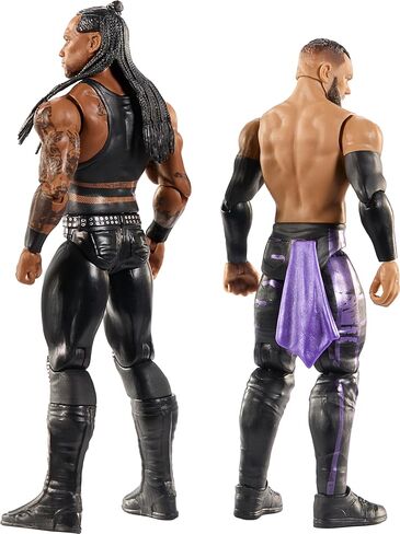 Mattel WWE Main Event Championship Showdown 2-Pack Action Figures & Accessories، السلسلة #20 Damian Priest & Finn Balor مجموعة قابلة للتجميع in Kuwait