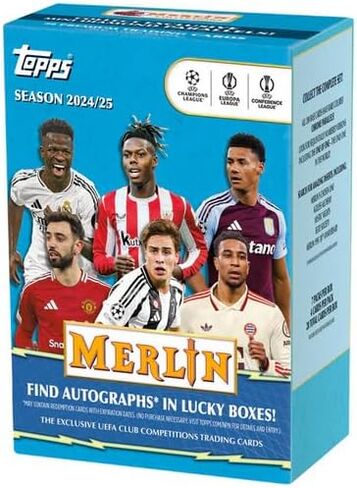 2024-25 Topps Merlin UEFA Club Competitions Blaster Box in Kuwait