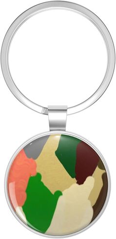 Colorful Metal Double Sided Key Chain Keychain in Kuwait