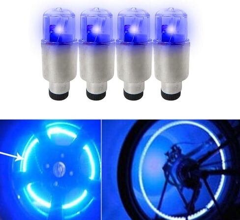 16PCS Car Auto Wheel Tire Tyre Air Valve Stem LED Light Caps Cover Accessories in Saudi Arabia