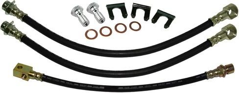 Inline Tube Compatible with 1974-78 Chevrolet Camaro Pontiac Firebird, 1976-78 El Camino Monte Carlo 1975-78 GM X-Body Rubber Brake Hose Kit 12pc in Kuwait