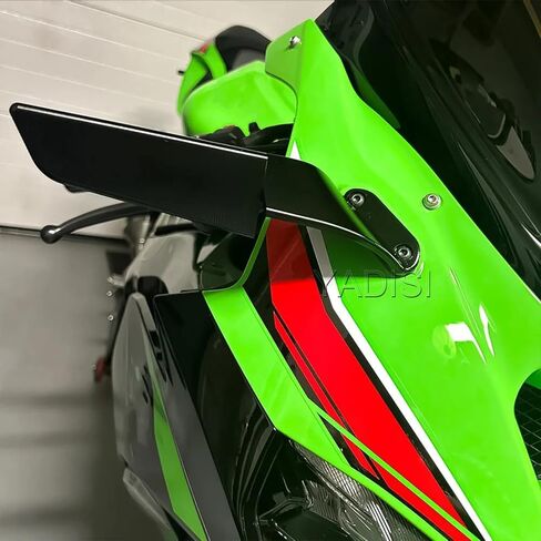 For Ninja ZX4R zx4r ZX4RR zx4rr ZX6R zx6r Ninja 636 Motorcycle Rear View MirrorsAdjustable invisible Mirror Compatible with in Saudi Arabia