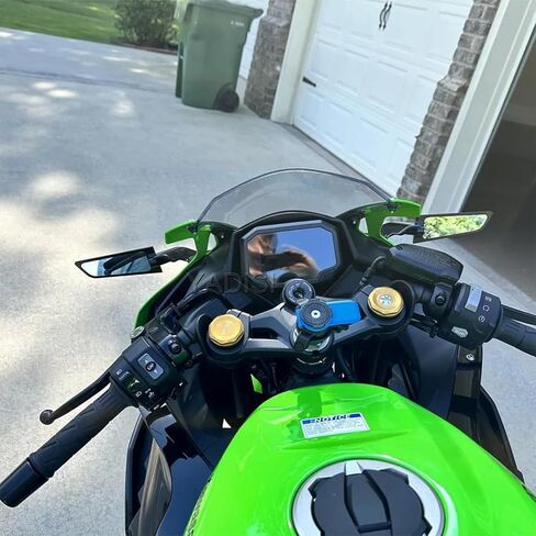 For Ninja ZX4R zx4r ZX4RR zx4rr ZX6R zx6r Ninja 636 Motorcycle Rear View MirrorsAdjustable invisible Mirror Compatible with in Saudi Arabia