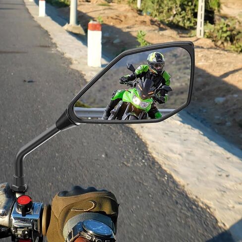 ATV Side Mirrors for CFmoto CFORCE 1000 Overland 2021-2026, Adjustable Universal ATV Rearview Mirrors for Off-Road Vehicles, Durable & Shatterproof, Easy Installation in Saudi Arabia