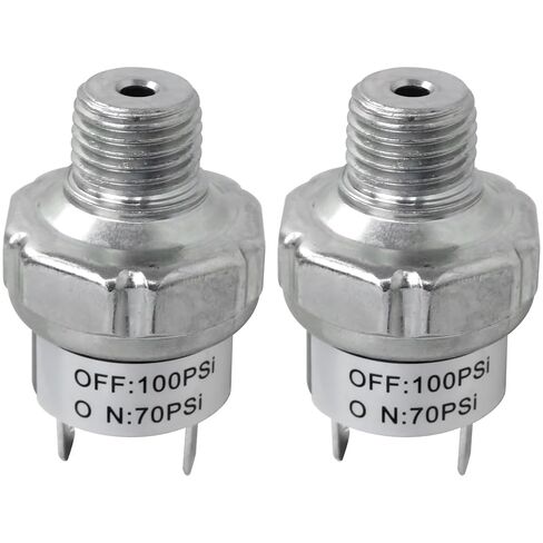 Air Pressure Switch 70-100 PSI 1/4"-18 NPT DC 24V 12V Air Compressor 100PSI 70PSI in Saudi Arabia
