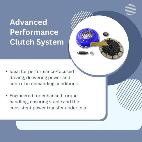 EFT Stage 3 Clutch Kit for 2005-2016 Dodge Ram 2500, 3500 With 5.9L, 6.7L Turbo Diesel Engine - Performance Upgrade for Maximum Torque Capacity & Smooth Engagement - 12 Month Brand Warranty in Kuwait
