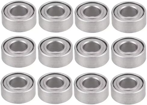 RC Repair Parts Compatible with WPL C14 C24 C34 C44 for MN D90 for MN-90 for MN99S RC Car Upgrade Parts Accessories 12PCS Steel Bearing 3X6X2mm in Kuwait