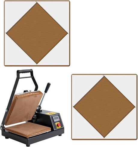 2 Pcs Wrap Cover for Heat Press Platen 15x15 inch,Non-Stick Teflon Sheets for Sublimation Machines, Reusable High Temperature Protective Wrap to Prevent Residue, Ink Stains, and Scratches in Saudi Arabia