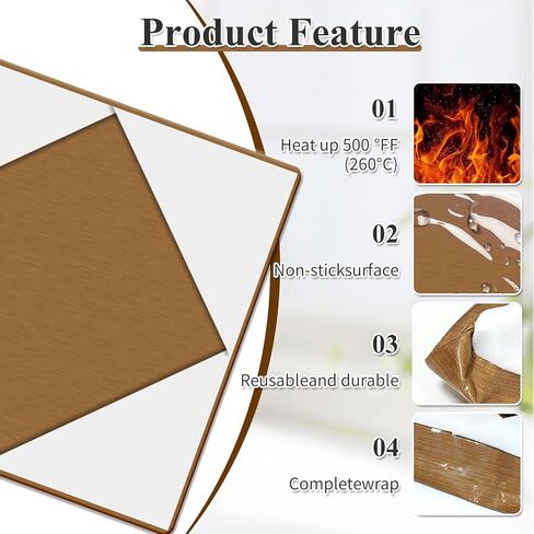 2 Pcs Wrap Cover for Heat Press Platen 15x15 inch,Non-Stick Teflon Sheets for Sublimation Machines, Reusable High Temperature Protective Wrap to Prevent Residue, Ink Stains, and Scratches in Saudi Arabia