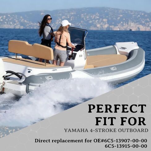 مضخة وقود متوافقة مع Yamaha 4-Stroke Outboard F50/F60/F70/F75/F80/F90 (2005-2016) - مجموعة مضخة الوقود مناسبة لـ Yamaha خارجي 4-Stroke f50hp f60hp استبدال # 6C5-13907-00-00، 6C5-13915-00-00 in Kuwait