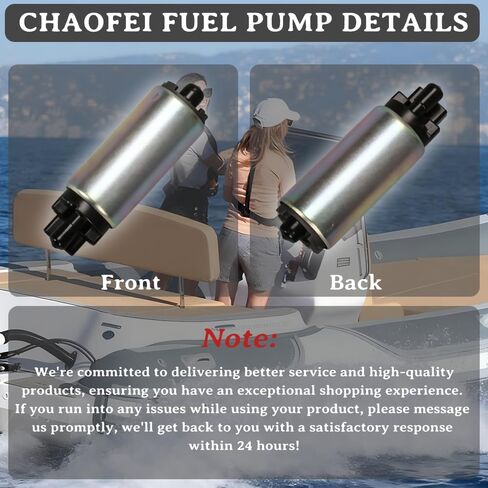 مضخة وقود متوافقة مع Yamaha 4-Stroke Outboard F50/F60/F70/F75/F80/F90 (2005-2016) - مجموعة مضخة الوقود مناسبة لـ Yamaha خارجي 4-Stroke f50hp f60hp استبدال # 6C5-13907-00-00، 6C5-13915-00-00 in Kuwait