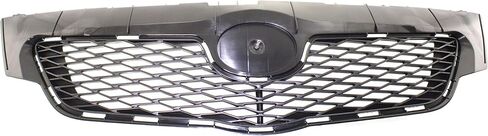 Upper Grille Assembly for 2009-2010 Toyota Corolla Textured Black Shell and Insert in Kuwait