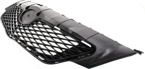 Upper Grille Assembly for 2009-2010 Toyota Corolla Textured Black Shell and Insert in Kuwait