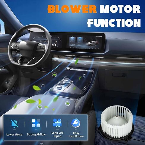 HVAC Heater Blower Motor with AC Fan Assembly Compatible with Jeep Grand Cherokee 1991-2001 Blower Motor Air Conditioner with 700011 5015860AA 5012701AB in Kuwait