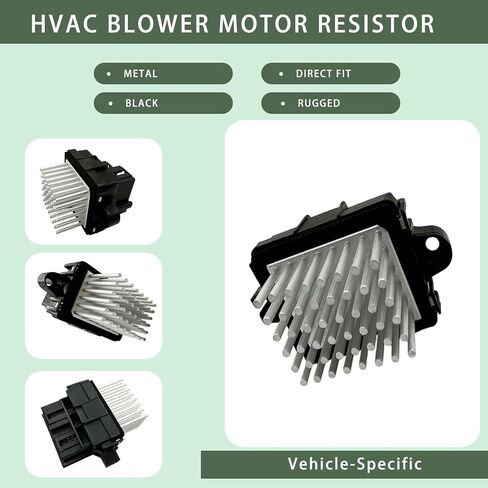 13503201 HVAC Blower Motor Resistor for Chevy Silverado 1500 Equinox Cruze Malibu Tahoe Suburban for GMC Sierra 1500 Terrain Yukon DG9Z-19E624-A Blower Speed Motor Control Module/Resistor in Saudi Arabia