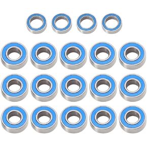 RC Repair Parts Compatible with Traxxas for Slash for Bandit for Rustler 1/10 RC Car Upgrade Parts Accessories 19pcs Sealed Bearing Kit in Kuwait