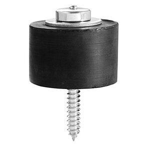 Rockwood 085826 465.26D Heavy Duty Door Stop, Satin Chrome Finish in Saudi Arabia