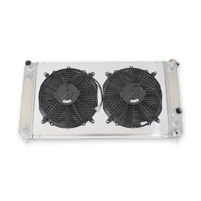 3 Row Aluminum Radiator+Shroud+Fan Compatible with 1996-2005 2004 Chevy S10 Blazer 4.3L V6 in Saudi Arabia