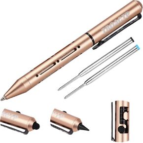 قلم حبر جاف Mini 3 EDC مقاس 4.7 بوصة، وقلم رصاص وقلم في واحد، مع عبوتين لإعادة التعبئة، و6 رؤوس أقلام رصاص و2 أطراف قلم، وقلم عمل طويل الأمد للغاية للمكتب والتعلم والعمل باللون الأخضر in Kuwait