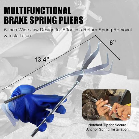 SGT 32pc Brake Caliper Compression Tool Set,Heavy Duty Brake Piston Compressor Tool and Wind Back Tool Kit with Drum Brake Tool,Universal Disc Brake Caliper Tool Set with Storage Case in Saudi Arabia