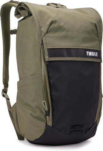 Thule Paramount Bike Commuter Backpack - 20L Capacity - Adjustable fit - 16" Padded Laptop Sleeve and 11" Tablet Pocket - Rolltop Closure - Side Phone Pocket - Taillight Loop in Kuwait