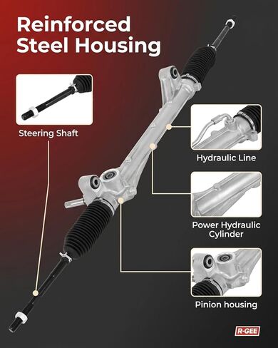 Steering Rack and Pinion Assembly for 2008-2012 Ford Escape 2008-2011 Mercury Mariner 2008-2011 Mazda Tribute Power Steering Rack Replacement OE 8L8Z3504C 8L8Z-3504-C in Saudi Arabia