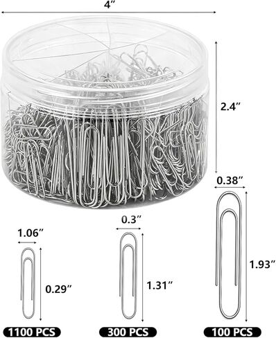 40 Pcs Jumbo Paper Clips Colored Paper Clips Large Paper Clips for School Office Personal Use(4 in) in Saudi Arabia