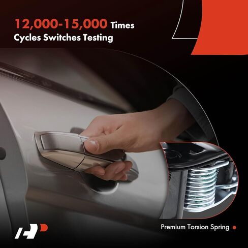 مقبض باب منزلق خارجي من جانب الراكب الأيمن A-Premium متوافق مع Ford E-150، E-150 Club Wagon، E-250، E-250 Econoline، E-350 Club Wagon، E-350 E-450 E-550 Super Duty، أسود ناعم in Kuwait