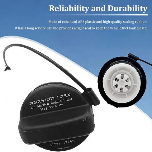 Car Gas Tank Cap, Vehicle Fuel Tank Sealing Filler Cap Replaces OEM #17251-3JA0A 17251-9BD0E, Compatible with Frontier, Altima, Murano, Pathfinder, Versa Note, QX60 in Kuwait