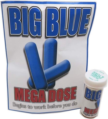 Big Blue Mega Dose Gag Pills; Begins to Work Before You Do in Saudi Arabia