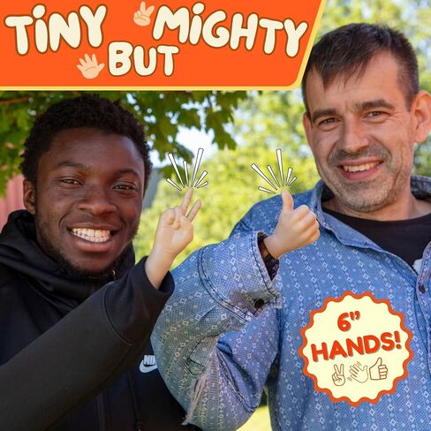 Boxer Gifts Tiny Hands on Sticks Prank - 3pk Little Peace, Silly Thumbs Up & Weird Wave - Gag Prank Gift for Adults in Saudi Arabia