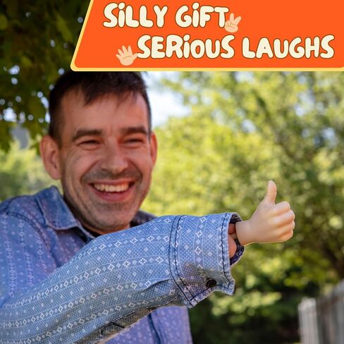 Boxer Gifts Tiny Hands on Sticks Prank - 3pk Little Peace, Silly Thumbs Up & Weird Wave - Gag Prank Gift for Adults in Saudi Arabia